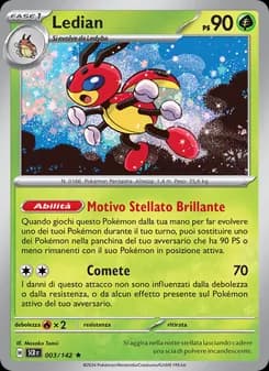 Ledian card in Italian