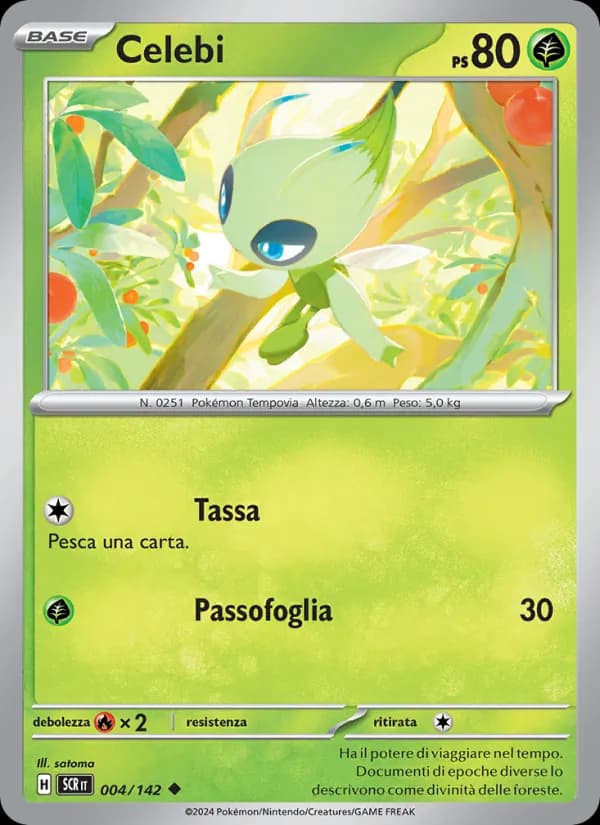 Celebi card in Italian