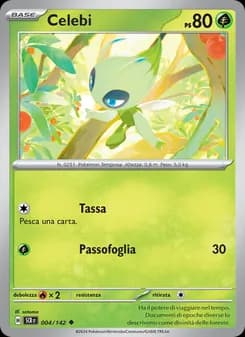 Celebi card in Italian