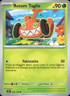 Rotom Taglio card in Italian