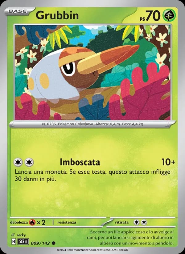 Grubbin card in Italian