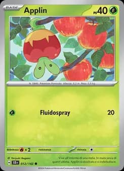 Applin card in Italian
