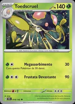 Toedscruel card in Italian