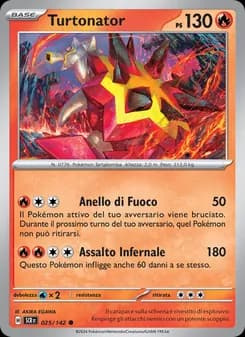 Turtonator card in Italian