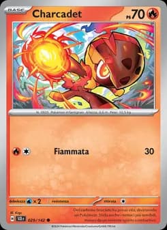 Charcadet card in Italian