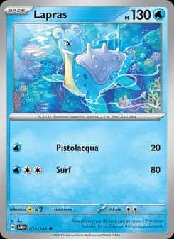 Lapras card in Italian
