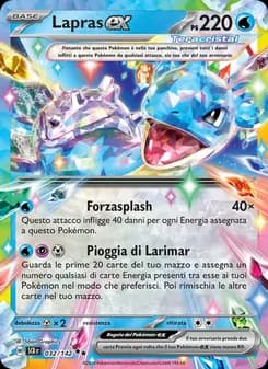 Lapras-ex card in Italian