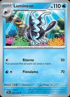 Lumineon card in Italian