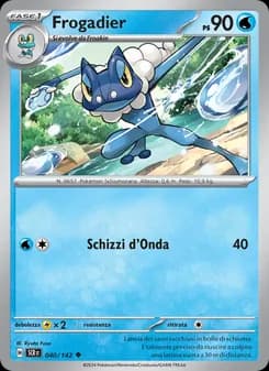 Frogadier card in Italian