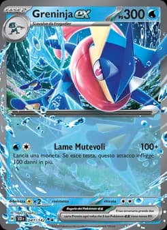 Greninja-ex card in Italian