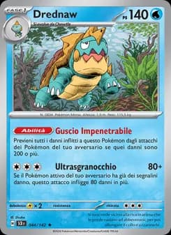 Drednaw card in Italian