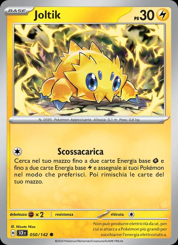Joltik card in Italian