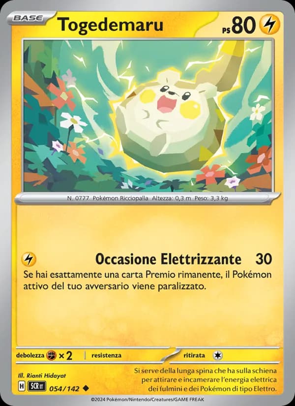Togedemaru card in Italian