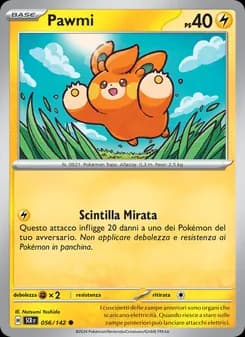 Pawmi card in Italian
