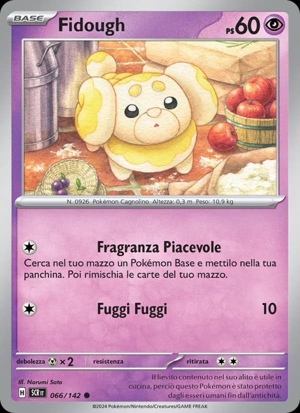 Fidough card in Italian