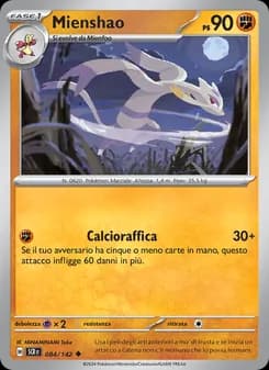 Mienshao card in Italian