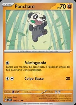 Pancham card in Italian
