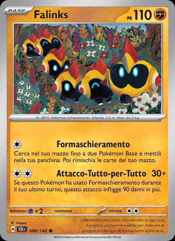 Falinks card in Italian