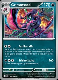 Grimmsnarl card in Italian