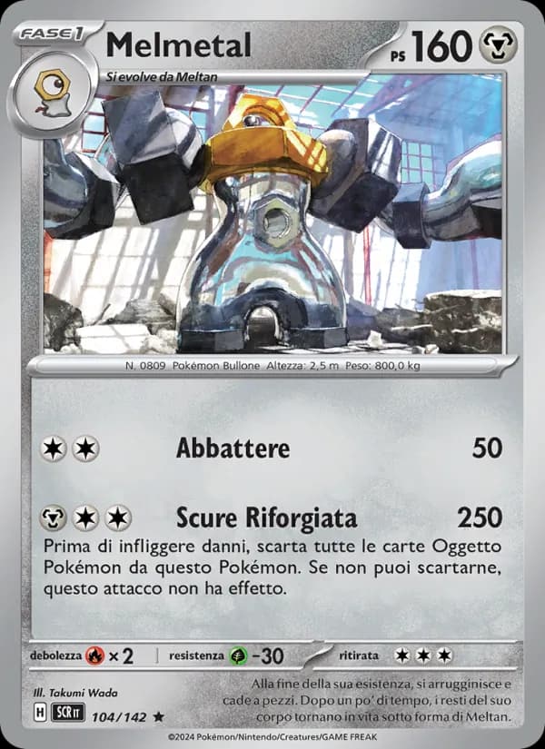 Melmetal card in Italian