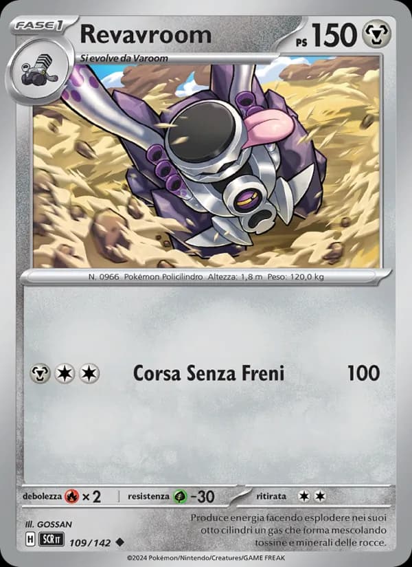 Revavroom card in Italian