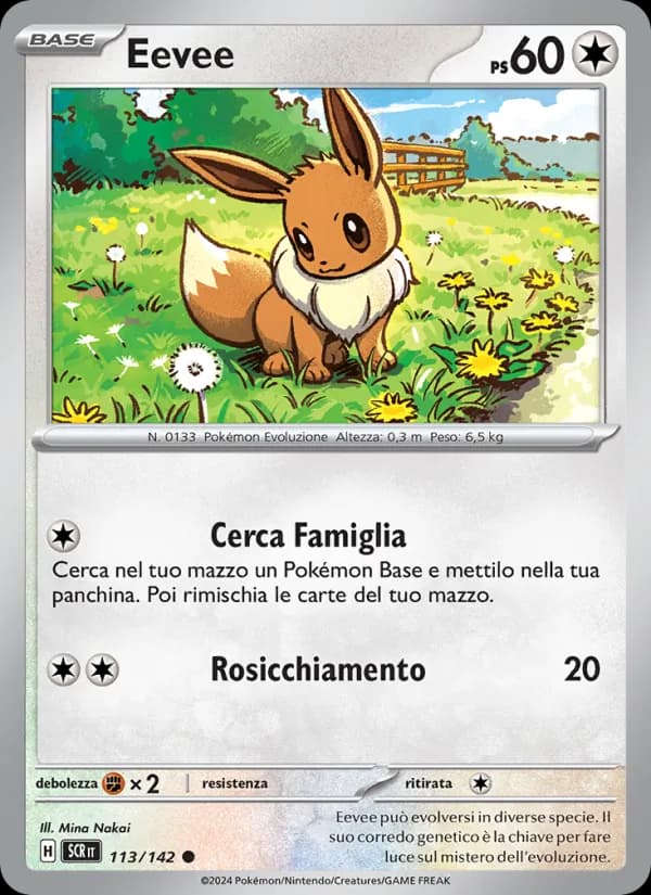 Eevee card in Italian