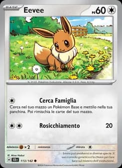 Eevee card in Italian