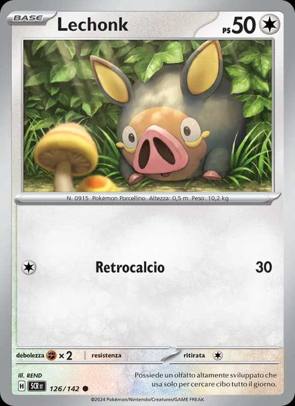 Lechonk card in Italian