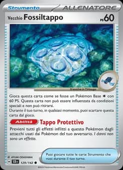 Vecchio Fossiltappo card in Italian