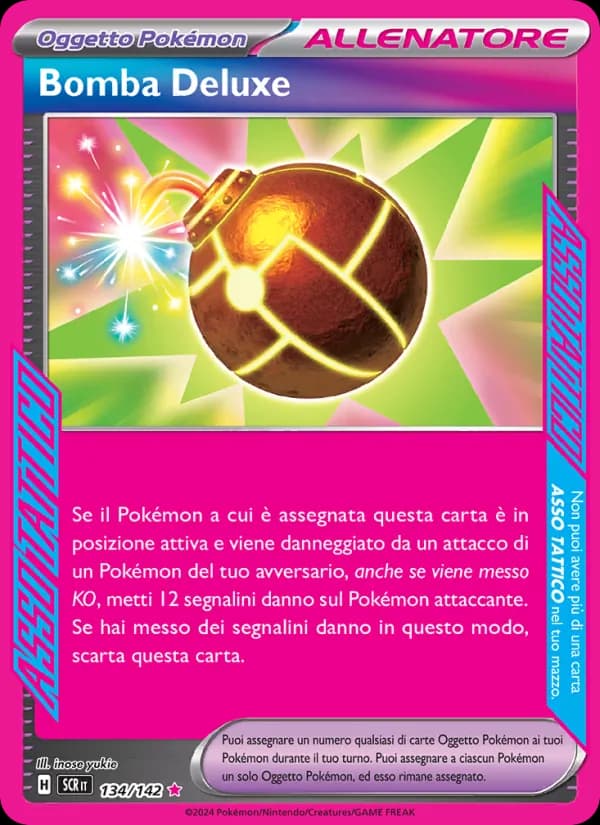 Bomba Deluxe card in Italian