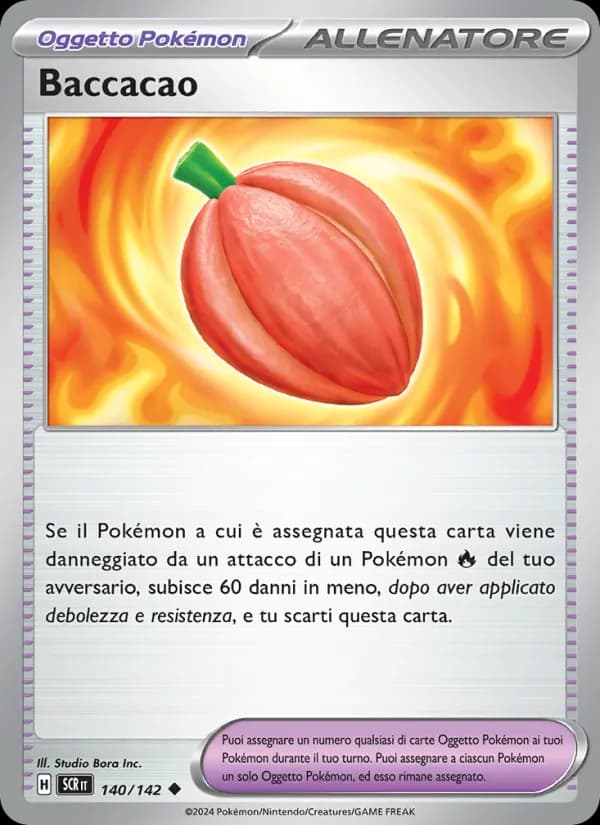 Baccacao card in Italian