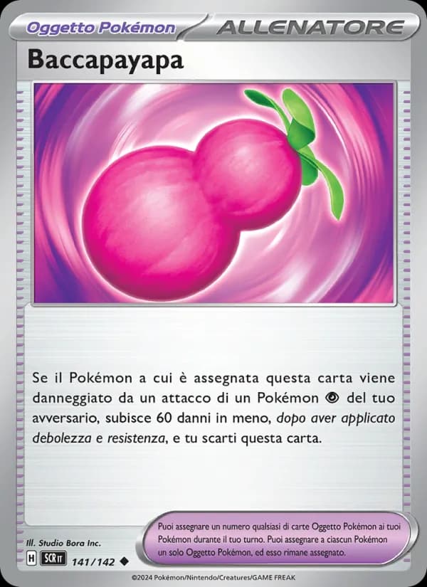 Baccapayapa card in Italian