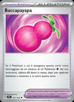 Baccapayapa card in Italian