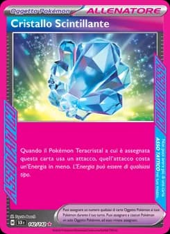 Cristallo Scintillante card in Italian