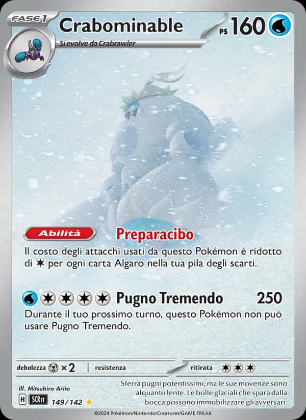 Crabominable card in Italian