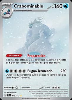 Crabominable card in Italian