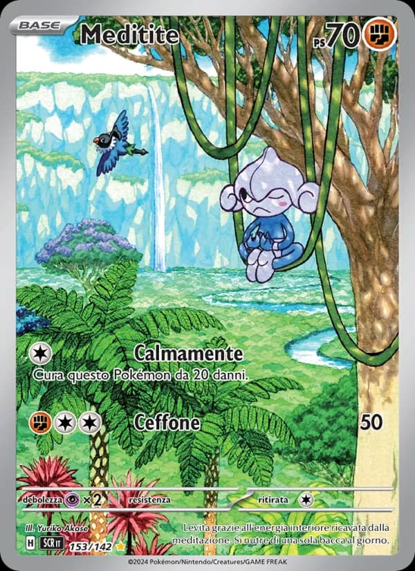 Meditite card in Italian