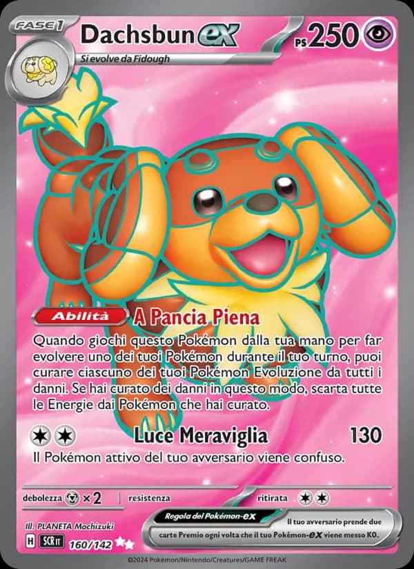 Dachsbun-ex card in Italian