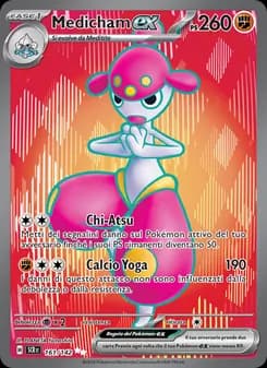 Medicham-ex card in Italian