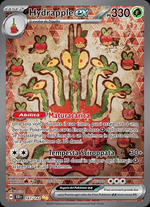 Hydrapple-ex card in Italian