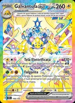 Galvantula-ex card in Italian