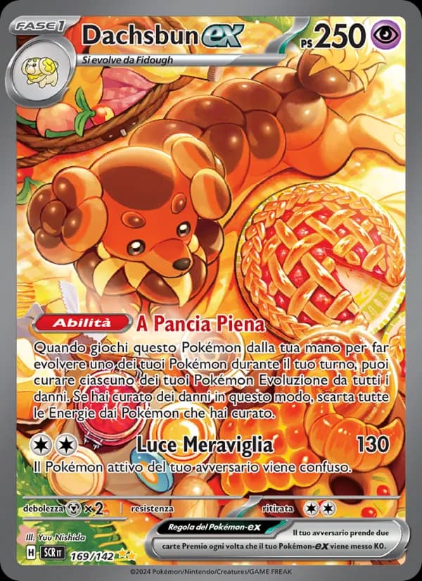 Dachsbun-ex card in Italian