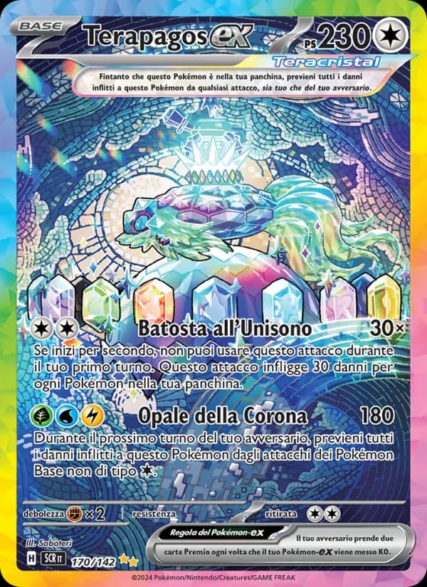 Terapagos-ex card in Italian