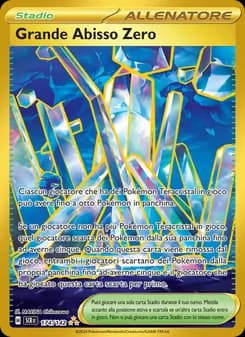 Grande Abisso Zero card in Italian