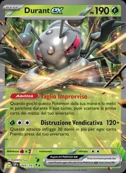 Durant-ex card in Italian