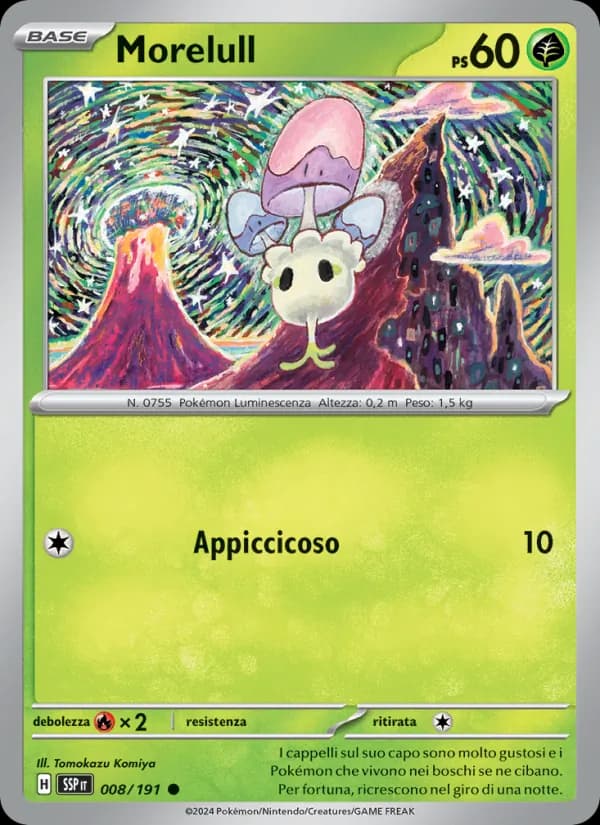 Morelull card in Italian