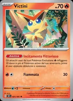 Victini card in Italian