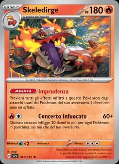 Skeledirge card in Italian