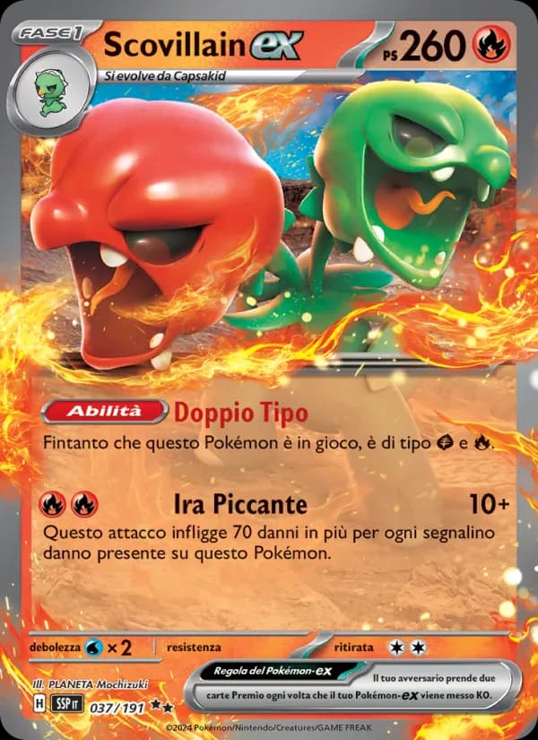 Scovillain-ex card in Italian
