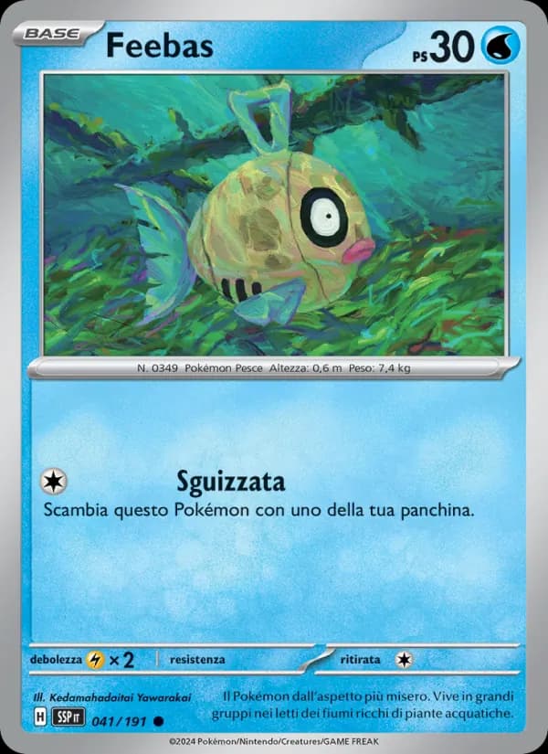 Feebas card in Italian